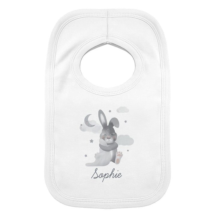 Personalised Memento Mealtime Essentials Personalised Baby Bunny Bib