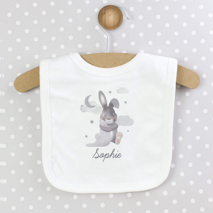 Personalised Memento Mealtime Essentials Personalised Baby Bunny Bib