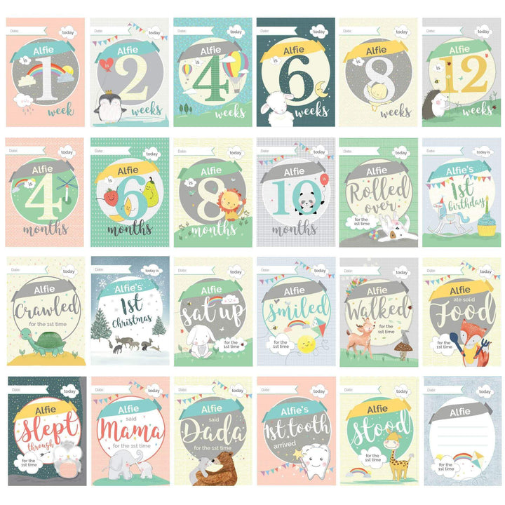 Personalised Memento Greetings Cards Personalised Baby Cards: For Milestone Moments