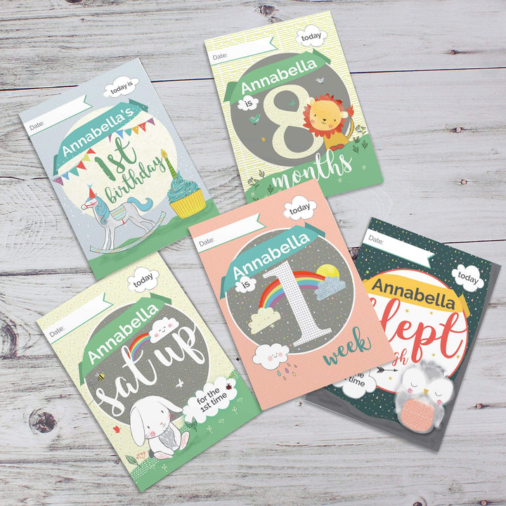Personalised Memento Greetings Cards Personalised Baby Cards: For Milestone Moments