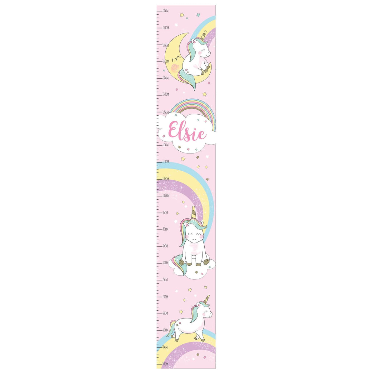 Personalised Memento Keepsakes Personalised Baby Unicorn Height Chart