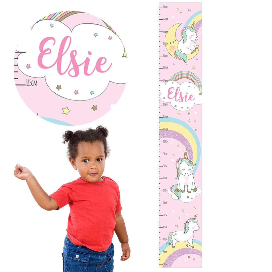 Personalised Memento Keepsakes Personalised Baby Unicorn Height Chart
