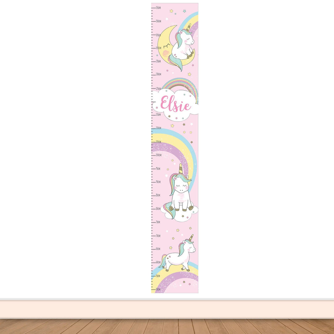 Personalised Memento Keepsakes Personalised Baby Unicorn Height Chart