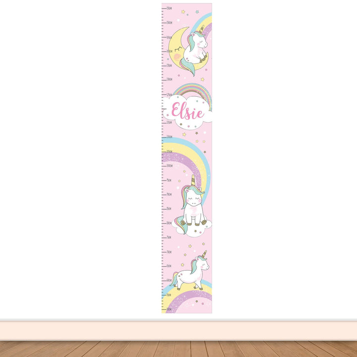 Personalised Memento Keepsakes Personalised Baby Unicorn Height Chart