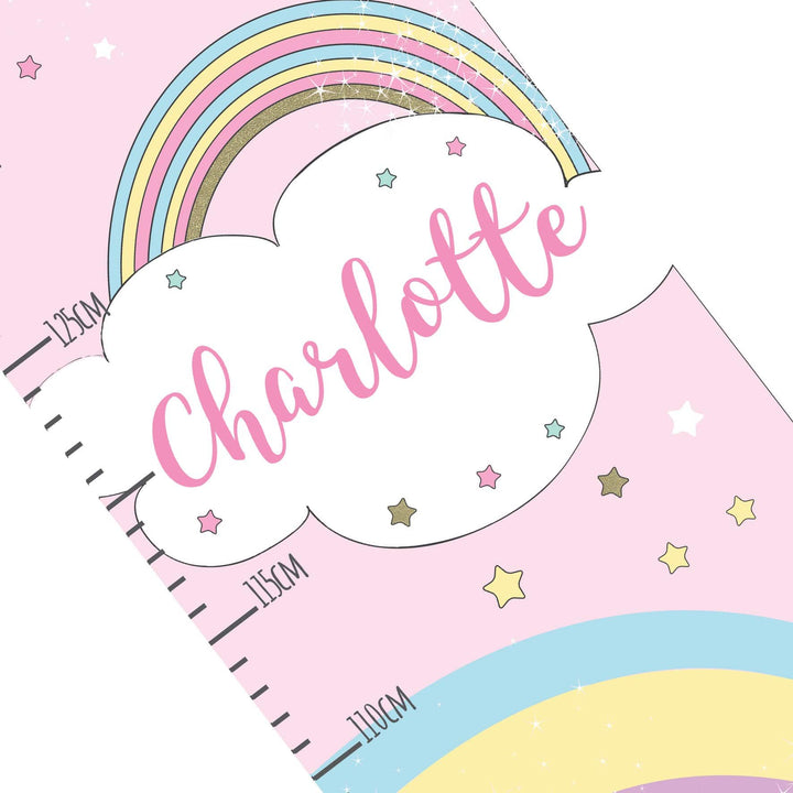 Personalised Memento Keepsakes Personalised Baby Unicorn Height Chart