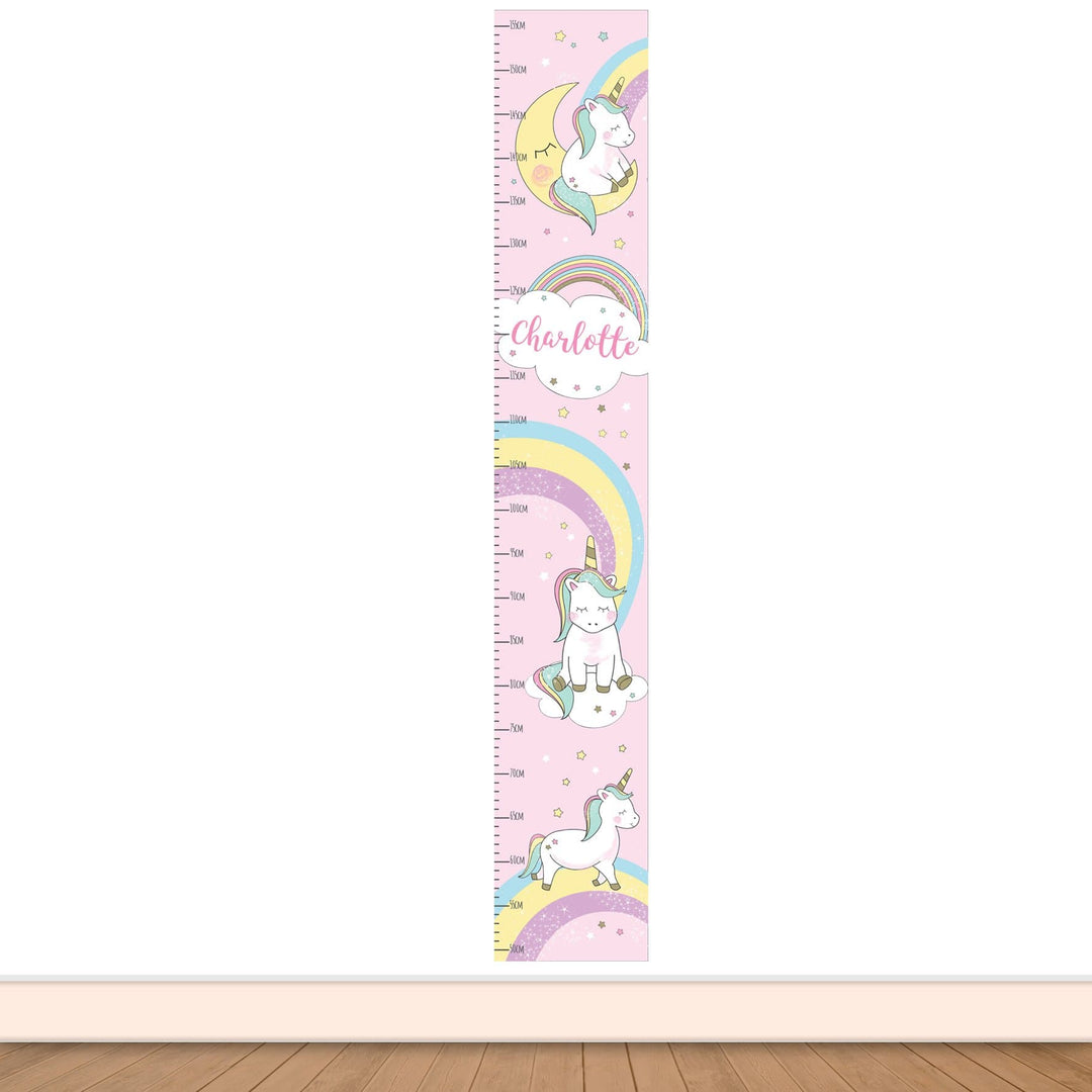 Personalised Memento Keepsakes Personalised Baby Unicorn Height Chart