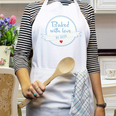 Personalised Memento Kitchen, Baking & Dining Gifts Personalised Baked With Love Apron