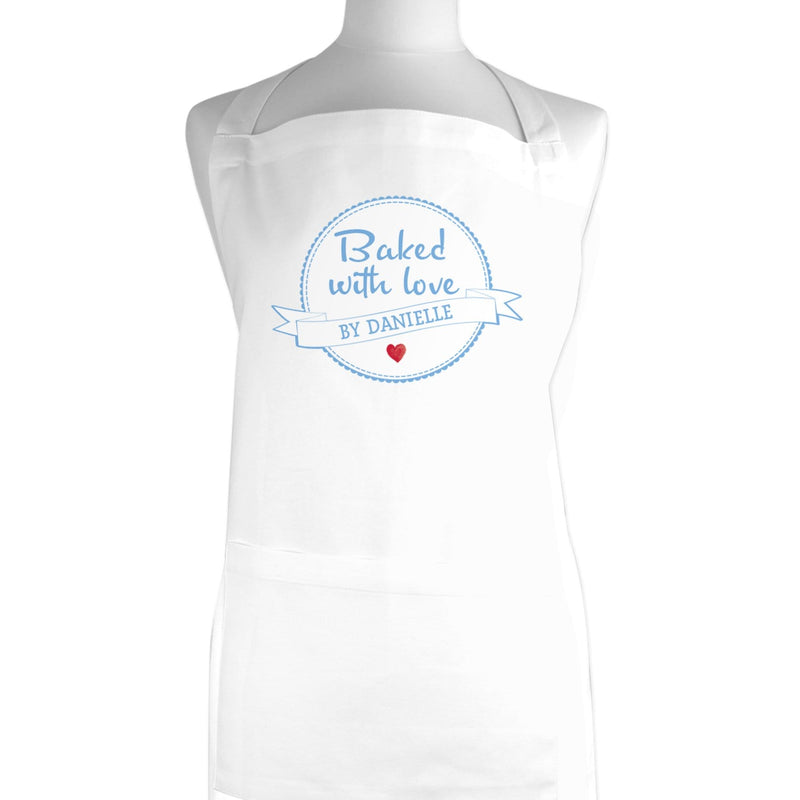 Personalised Memento Kitchen, Baking & Dining Gifts Personalised Baked With Love Apron