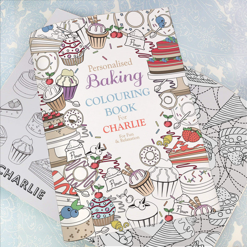 Personalised Memento Books Personalised Baking Colouring Book