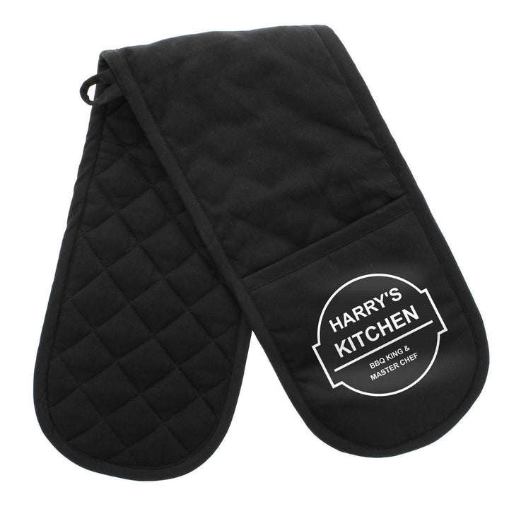 Personalised Memento Personalised BBQ &amp; Grill Oven Gloves