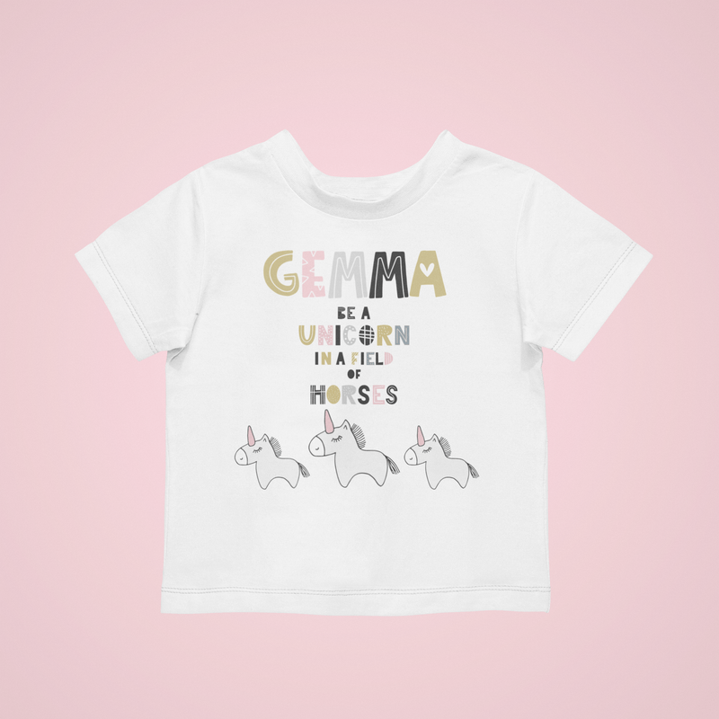The Little Personal Shop Babygrows Be A Unicorn