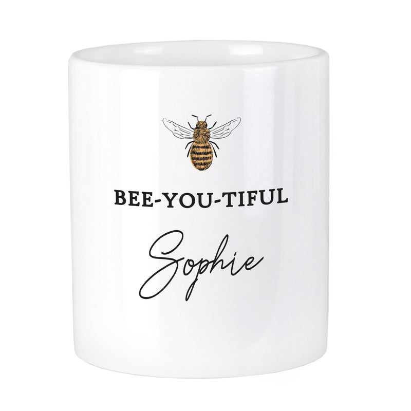 Personalised Memento Personalised Bee-u-tiful Ceramic Storage Pot