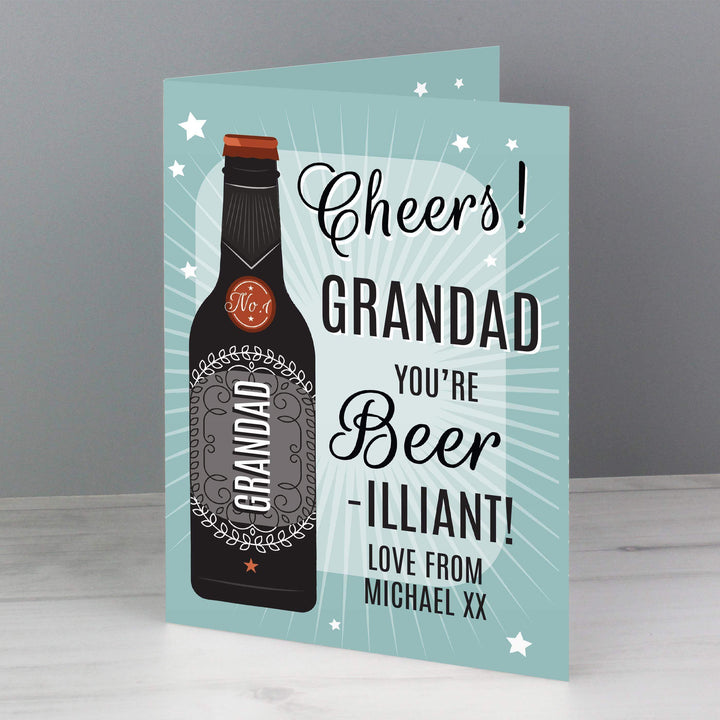 Personalised Memento Personalised Beer-illiant Card