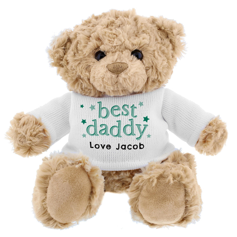Personalised Memento Personalised Best Daddy Teddy Bear
