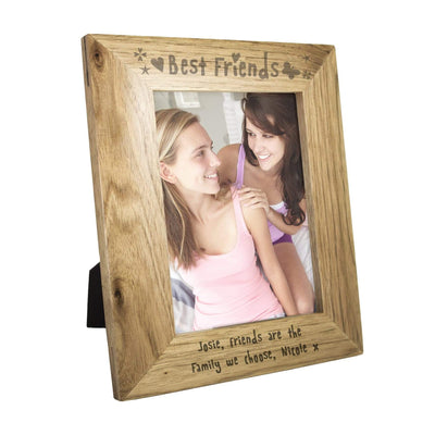 Personalised Memento Wooden Personalised Best Friends 5x7 Wooden Photo Frame