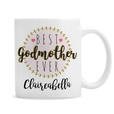 Personalised Memento Mugs Personalised 'Best Godmother' Mug