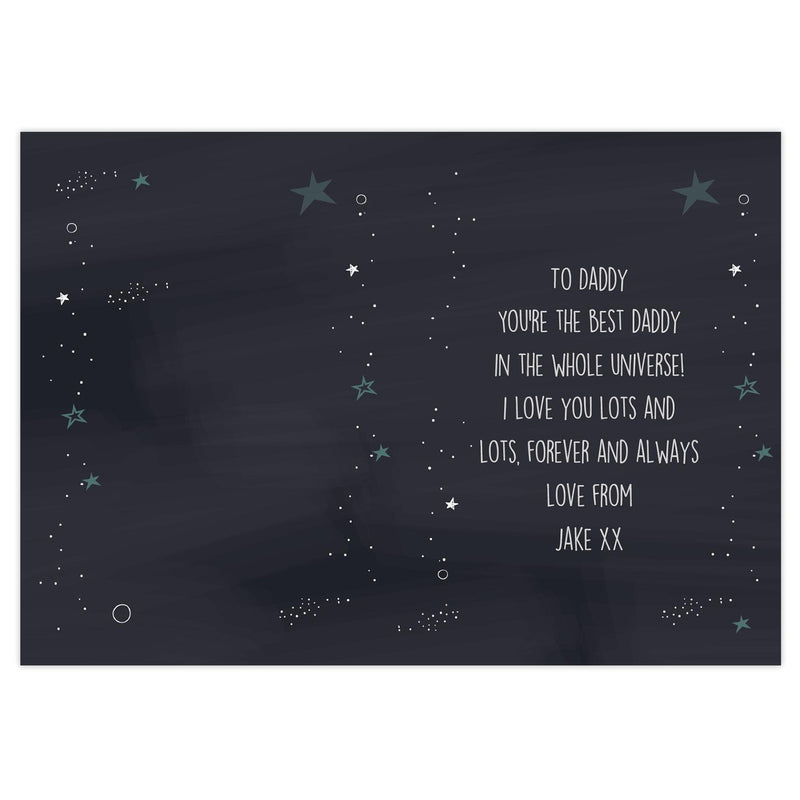 Personalised Memento Personalised Best... In The Universe Card