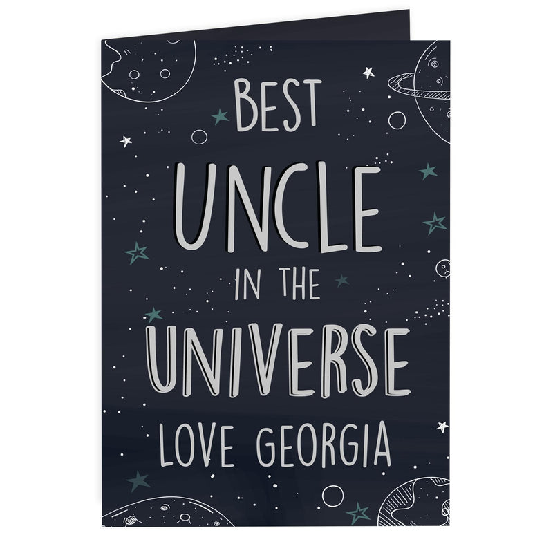 Personalised Memento Personalised Best... In The Universe Card