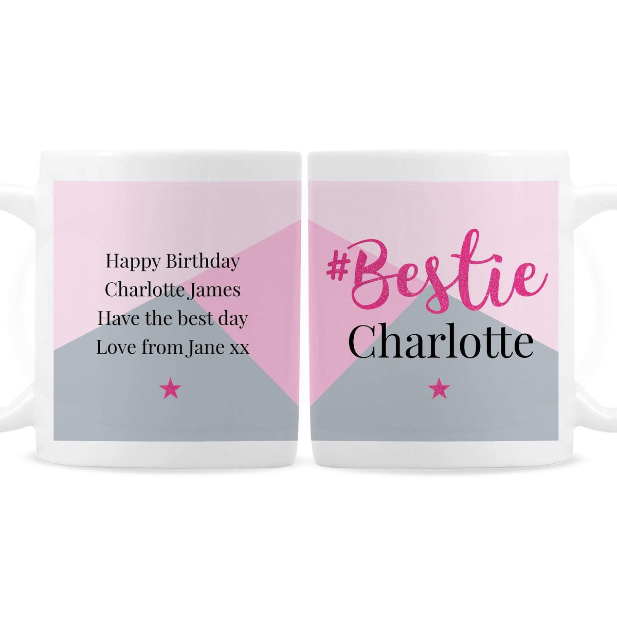 Personalised Memento Mugs Personalised #Bestie Mug