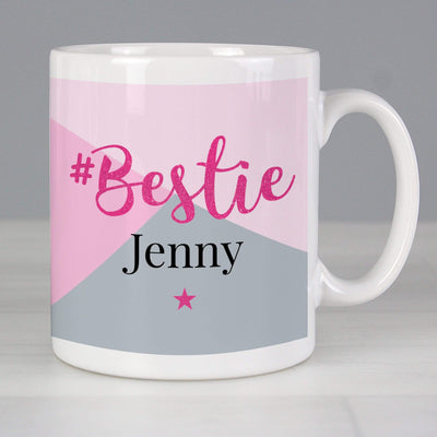 Personalised Memento Mugs Personalised #Bestie Mug
