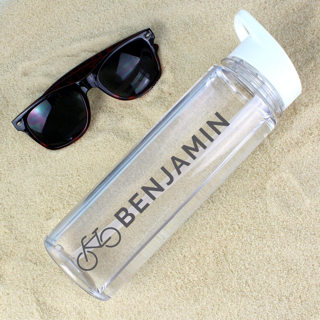 Personalised Memento Mealtime Essentials Personalised Bicycle Island Water Bottle