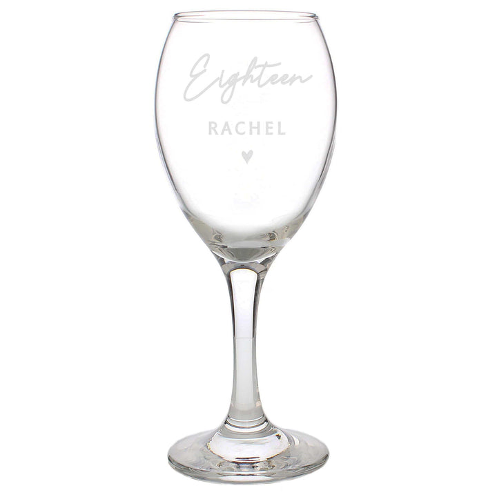 Personalised Memento Personalised Big Age Wine Glass
