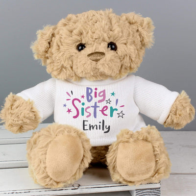 Personalised Memento Personalised Big Sister Teddy Bear