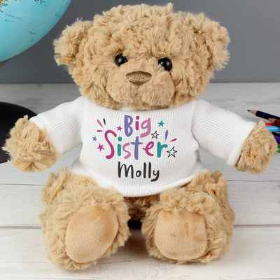 Personalised Memento Personalised Big Sister Teddy Bear