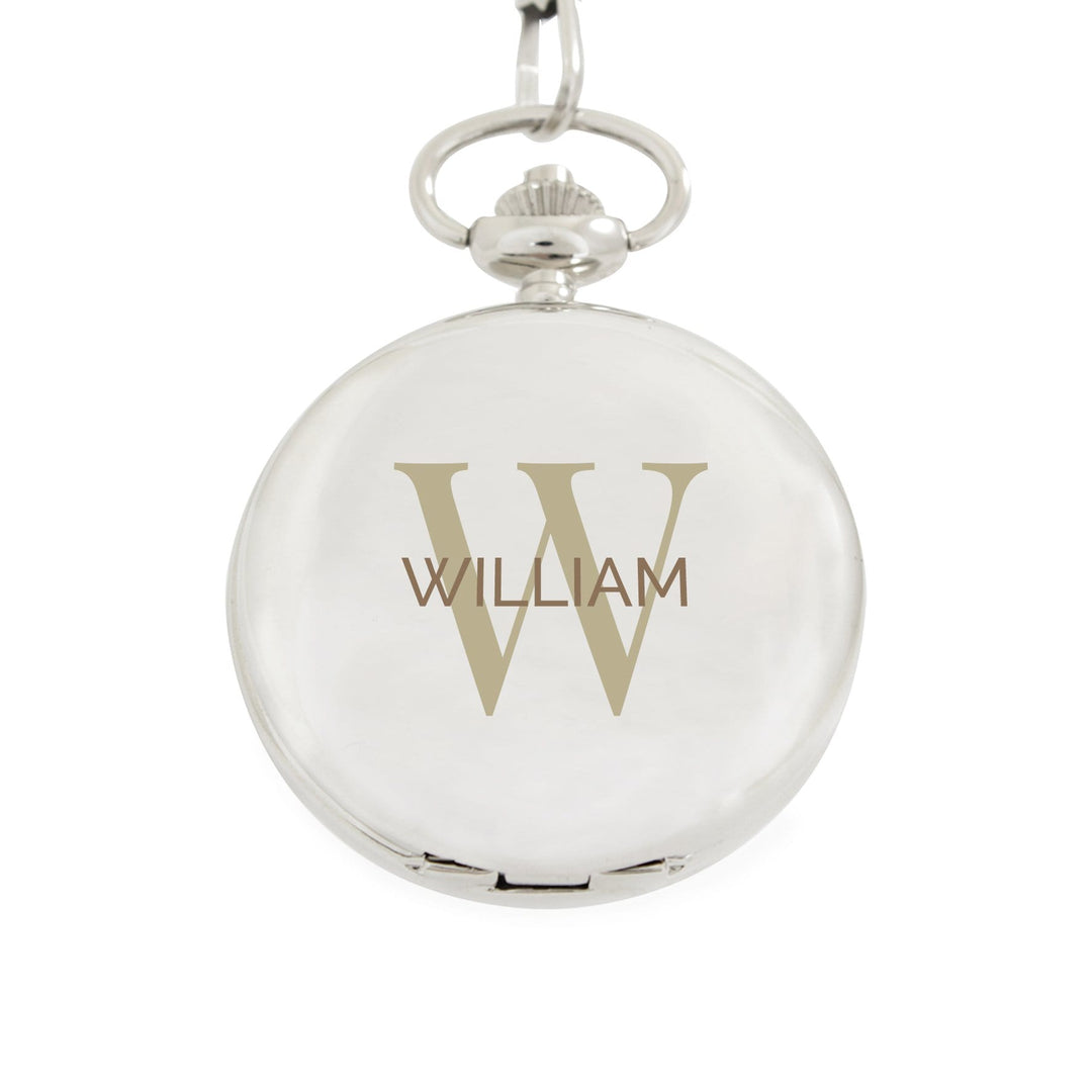 Personalised Memento Clocks &amp; Watches Personalised Birthday Big Age Pocket Fob Watch