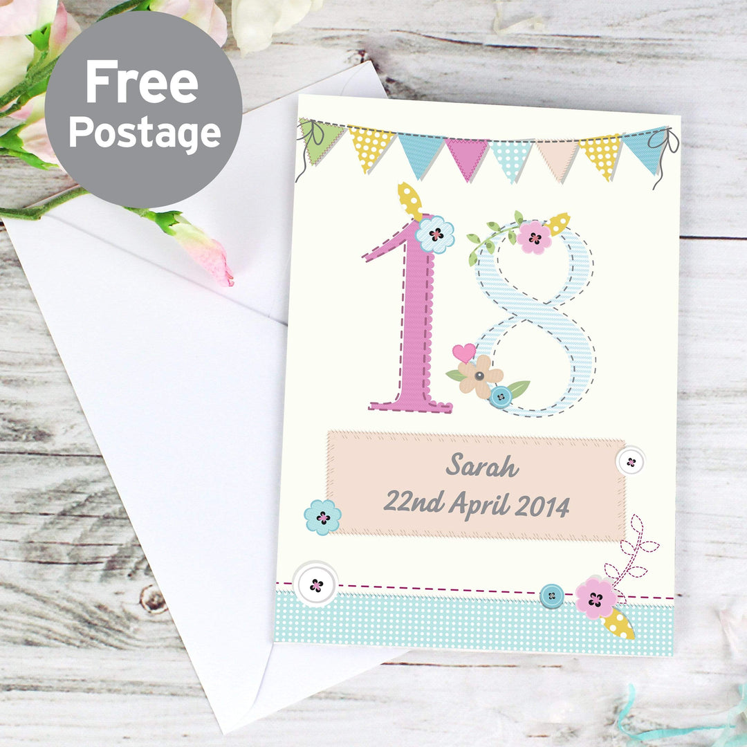 Personalised Memento Greetings Cards Personalised Birthday Craft Card