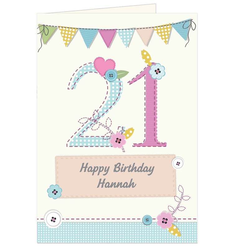 Personalised Memento Greetings Cards Personalised Birthday Craft Card