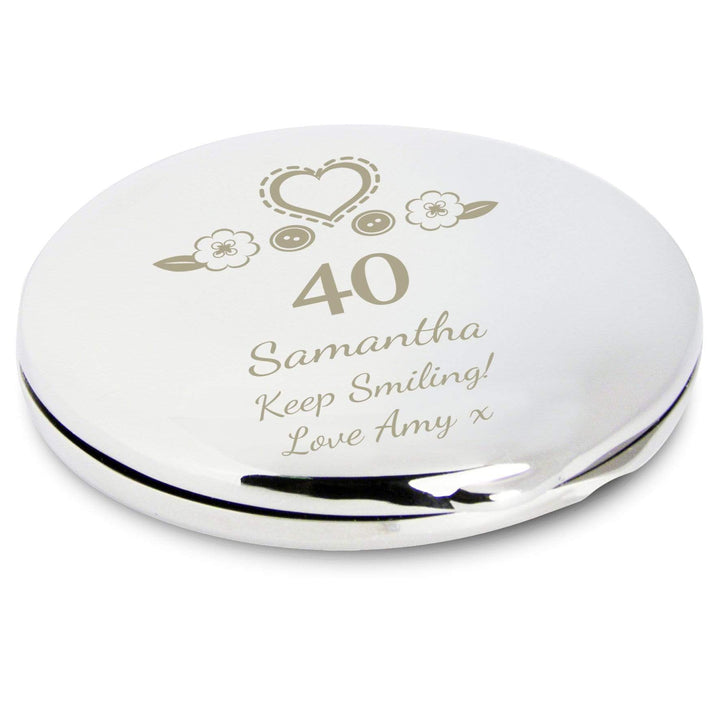 Personalised Memento Keepsakes Personalised Birthday Craft Compact Mirror