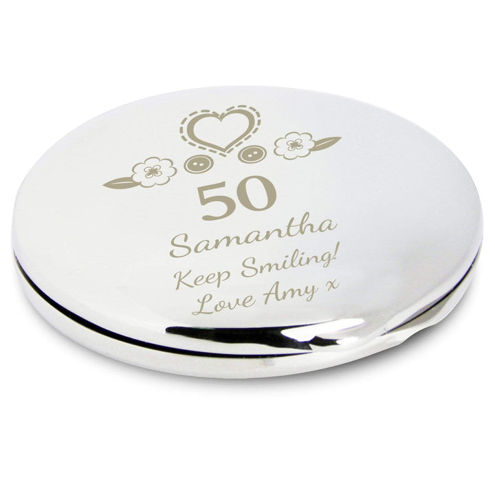 Personalised Memento Keepsakes Personalised Birthday Craft Compact Mirror