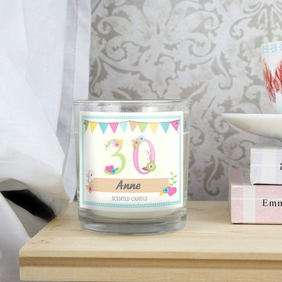 Personalised Memento Candles & Reed Diffusers Personalised Birthday Craft Scented Jar Candle