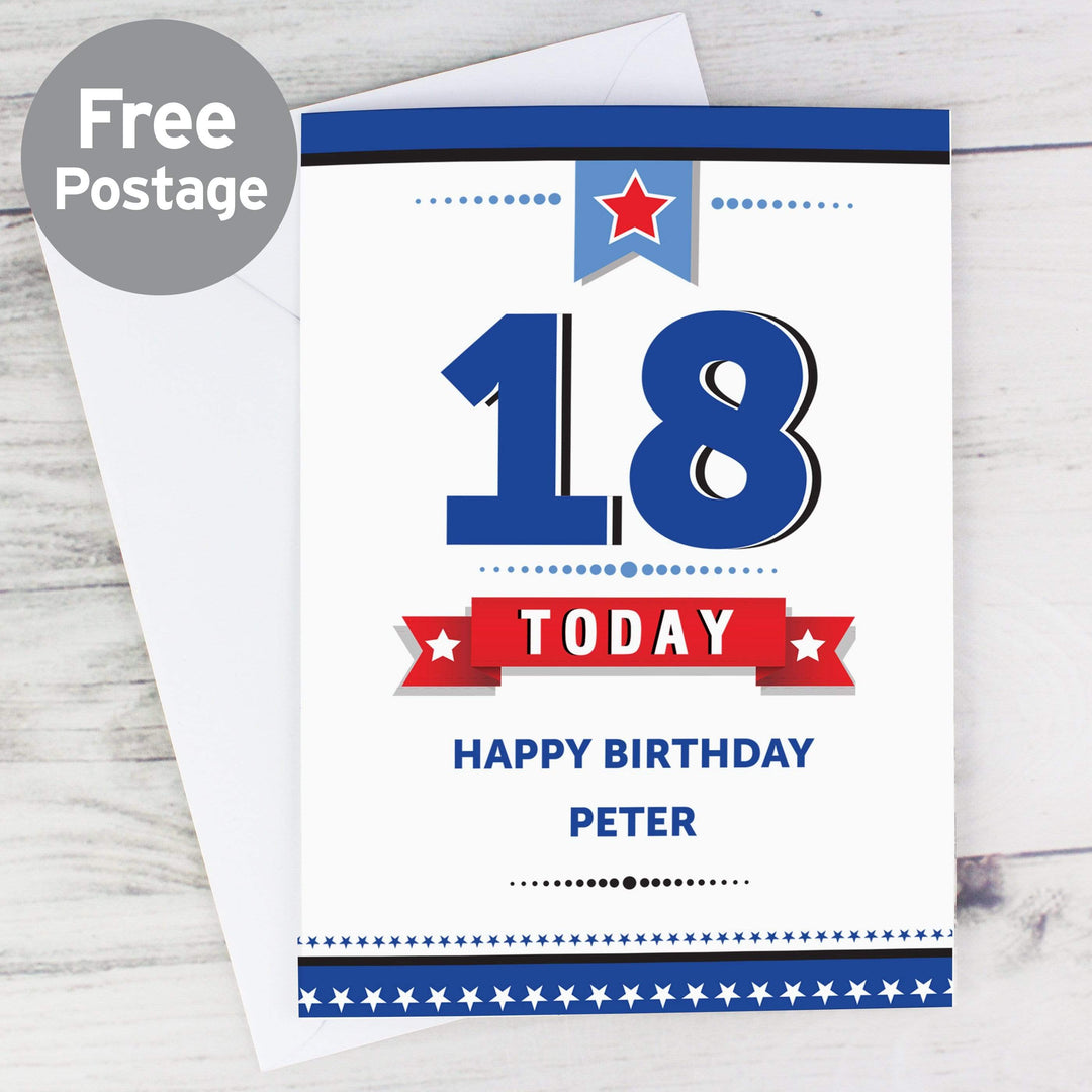 Personalised Memento Greetings Cards Personalised Birthday Star Card