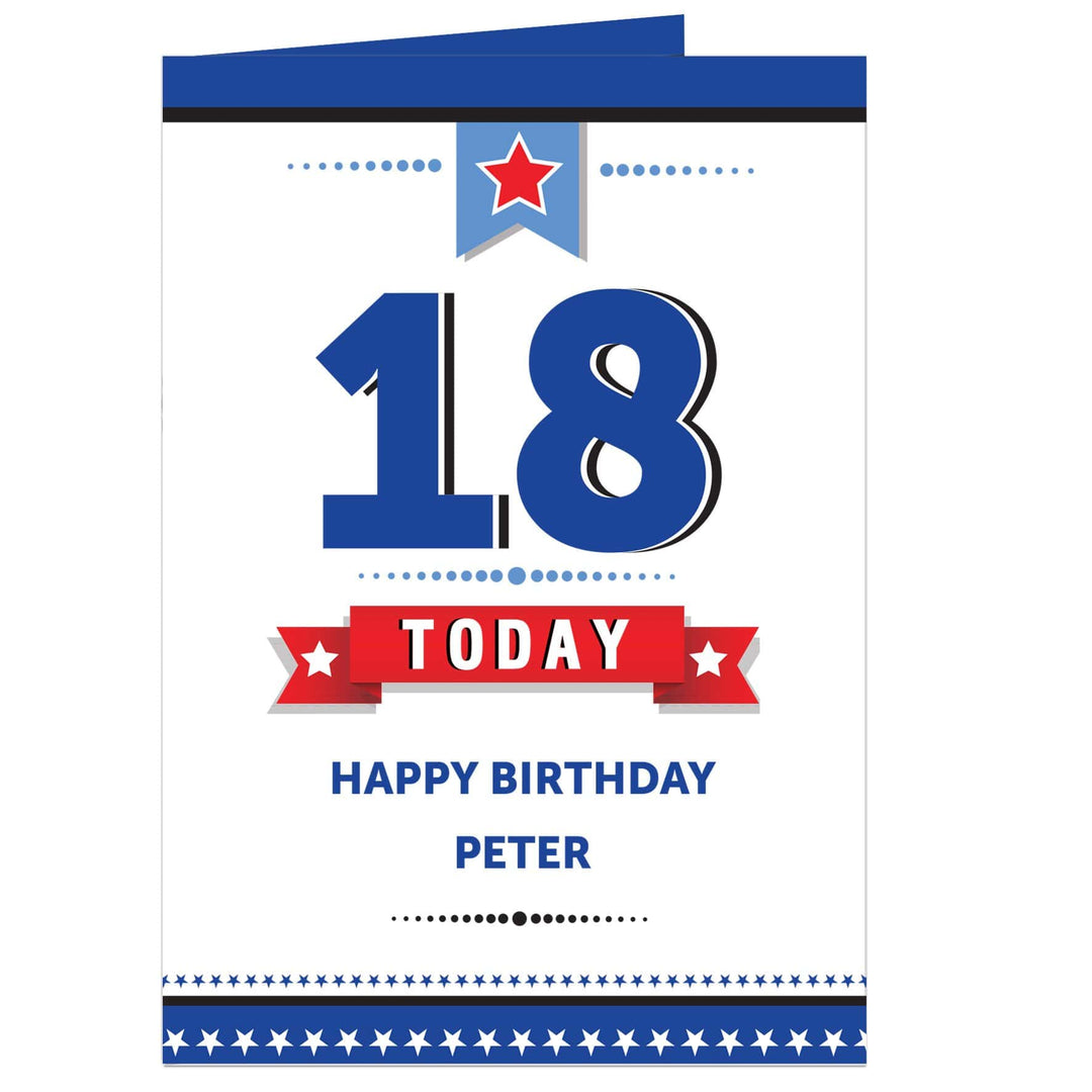 Personalised Memento Greetings Cards Personalised Birthday Star Card