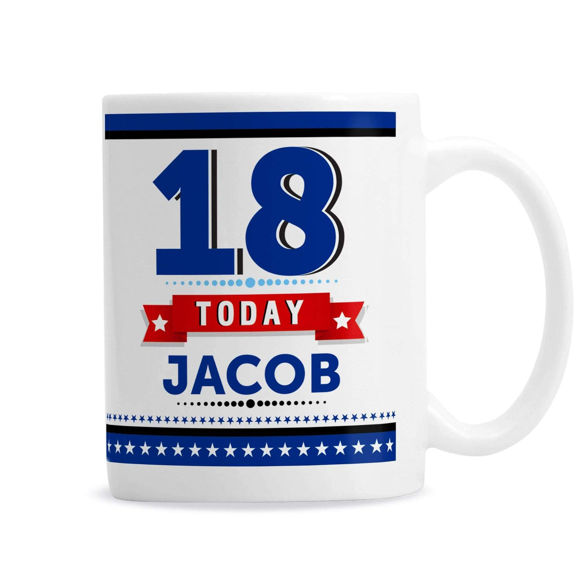 Personalised Memento Mugs Personalised Birthday Star Mug
