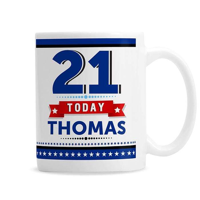 Personalised Memento Mugs Personalised Birthday Star Mug