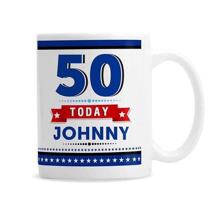 Personalised Memento Mugs Personalised Birthday Star Mug