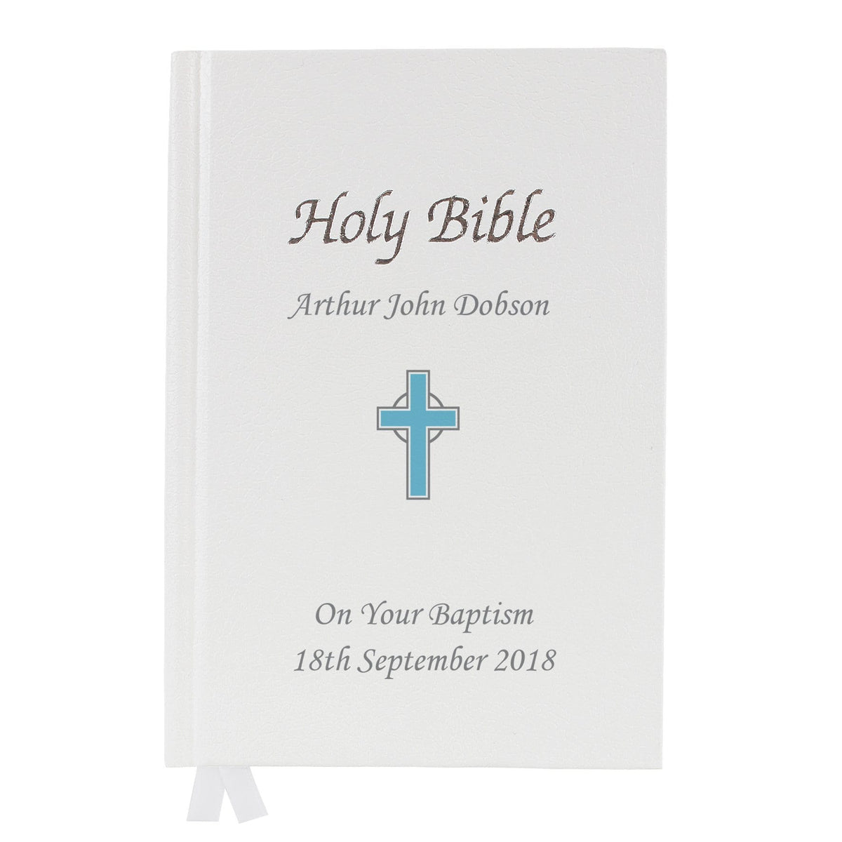 Personalised Memento Books Personalised Blue Cross Bible