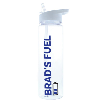 Personalised Memento Mealtime Essentials Personalised Blue Fuel Island Water Bottle