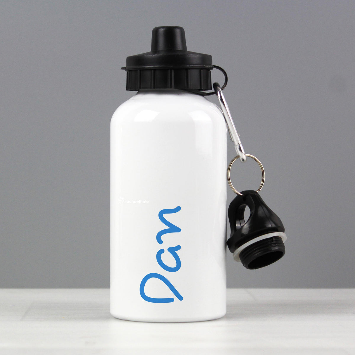 Personalised Memento Personalised Blue Name Island Drinks Bottle