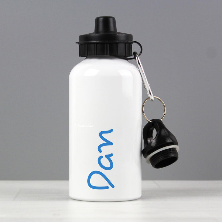 Personalised Memento Personalised Blue Name Island Drinks Bottle