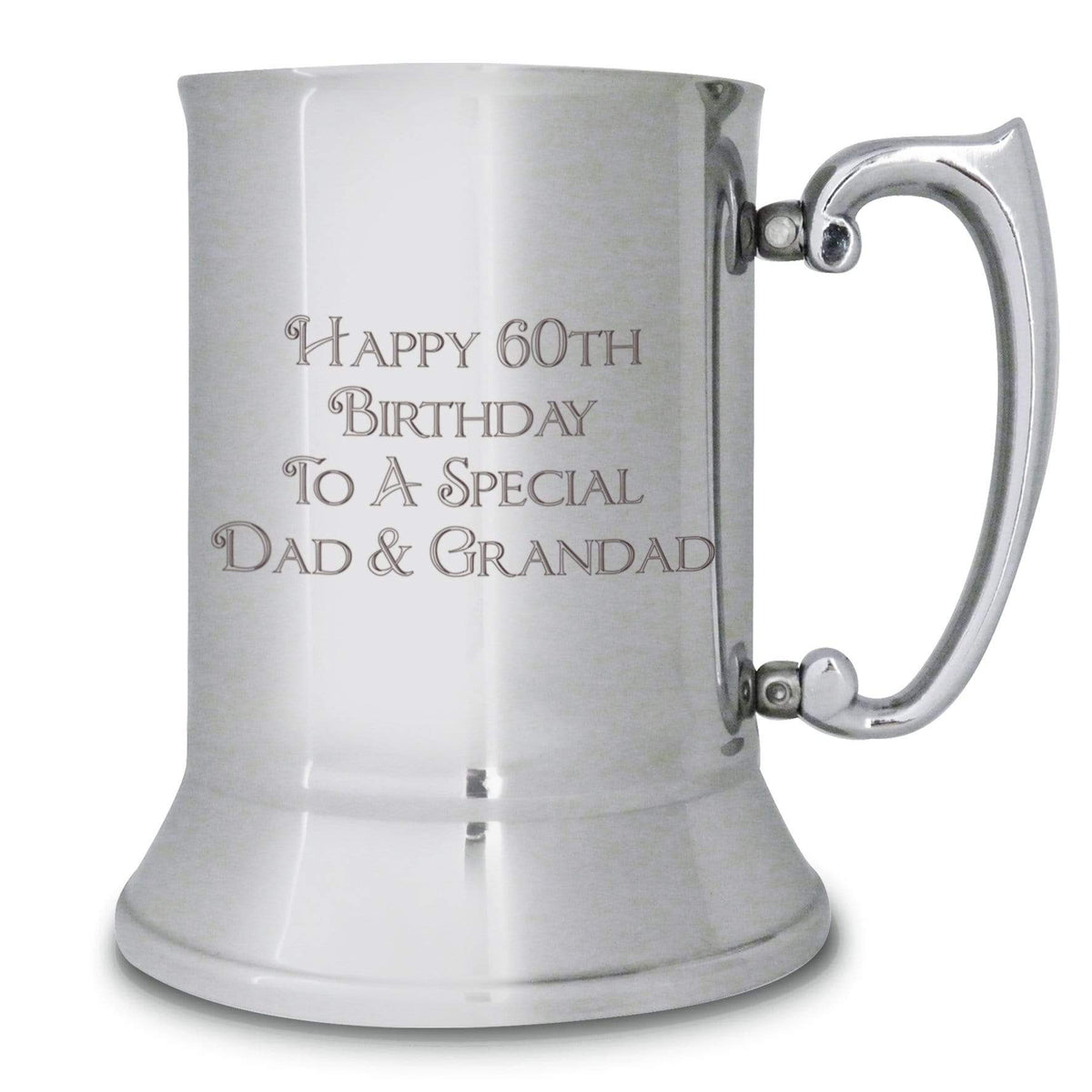 Personalised Memento Glasses & Barware Personalised Bold Message Stainless Steel Tankard