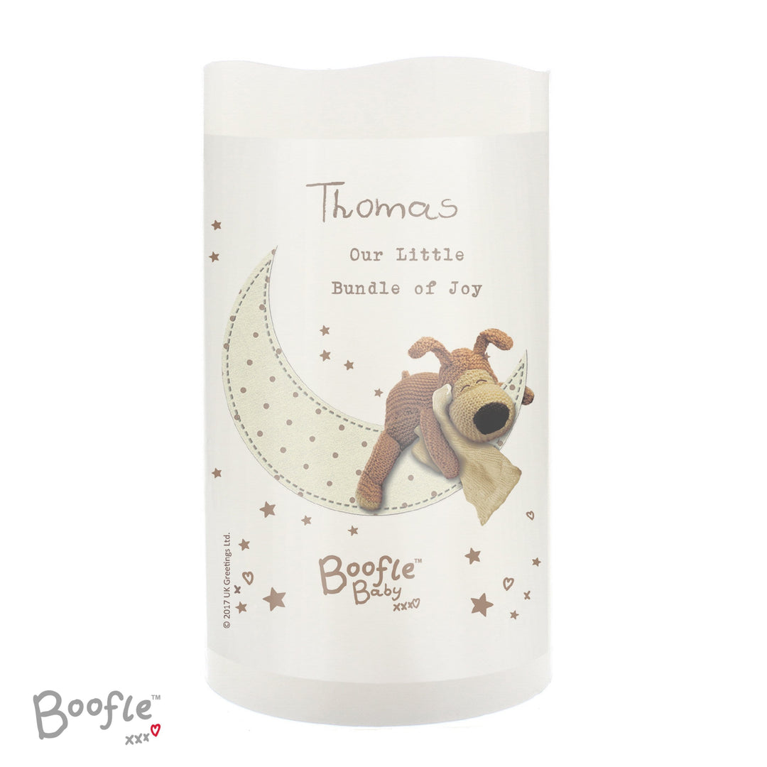 Personalised Memento LED Lights, Candles &amp; Decorations Personalised Boofle Baby Nightlight LED Candle