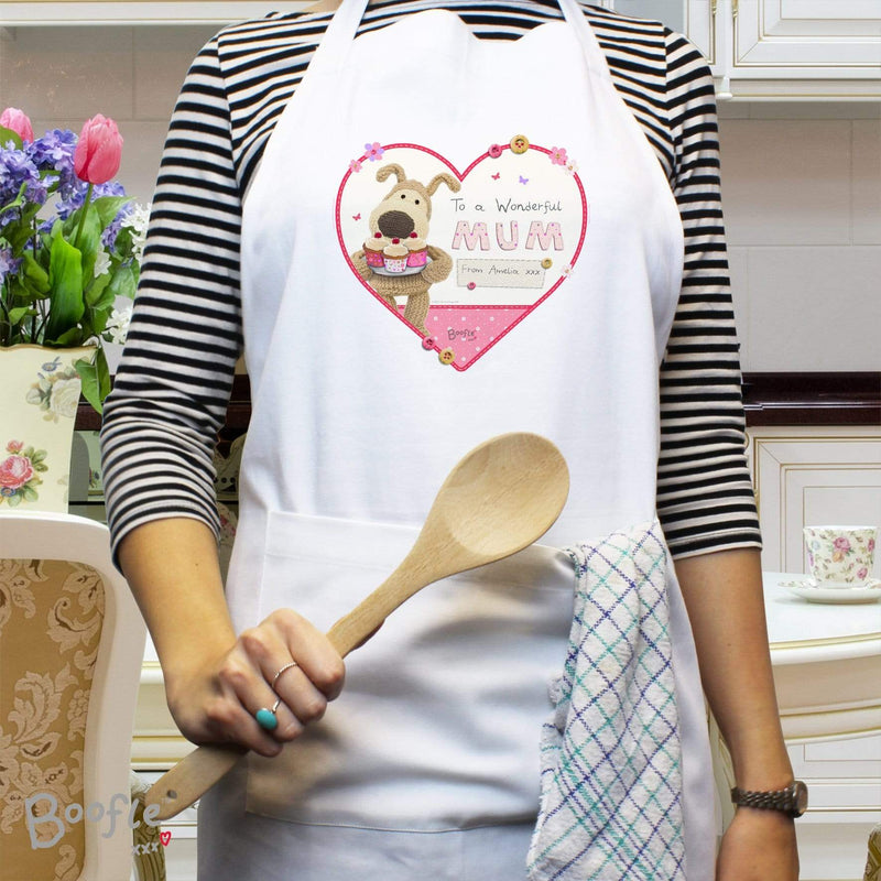 Personalised Memento Kitchen, Baking & Dining Gifts Personalised Boofle Flowers Apron