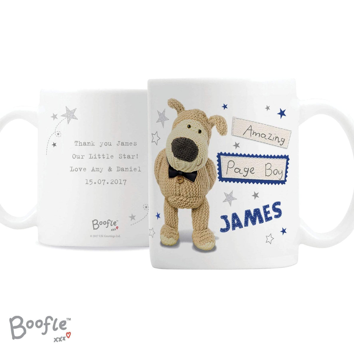 Personalised Memento Mugs Personalised Boofle Male Wedding Mug