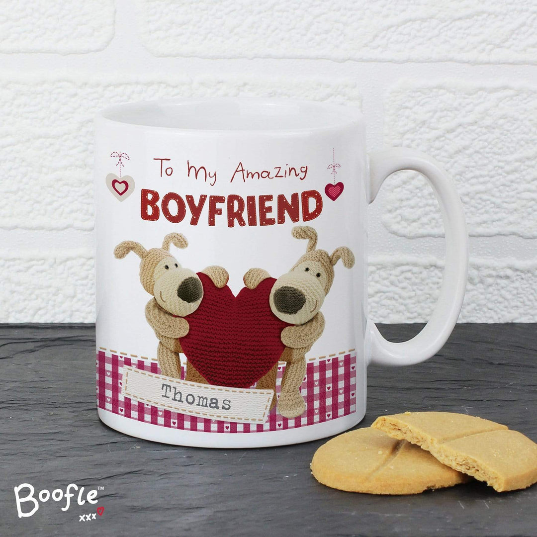 Personalised Memento Mugs Personalised Boofle Shared Heart Mug