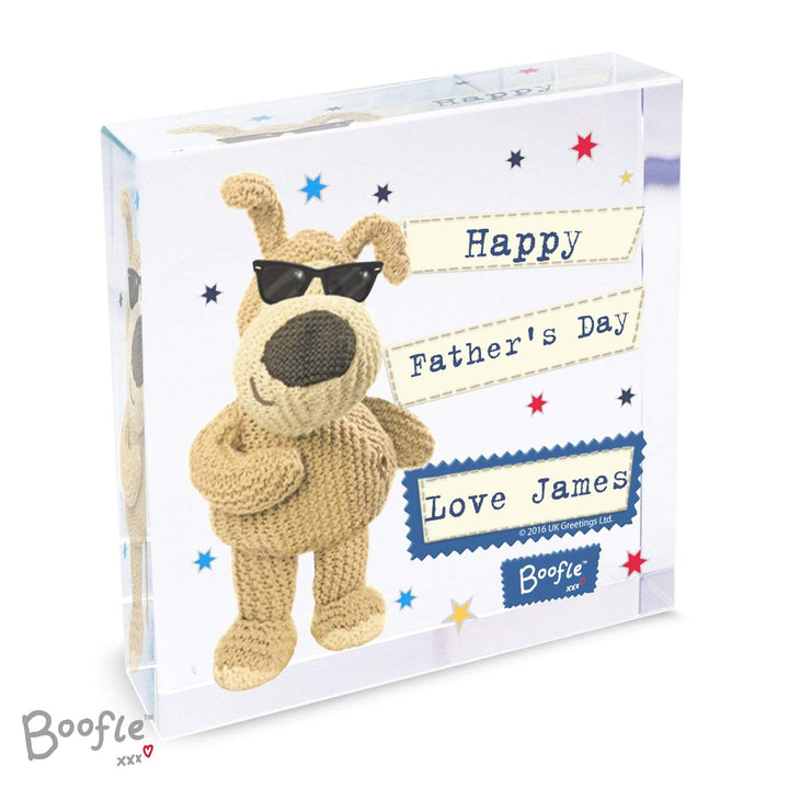Personalised Memento Ornaments Personalised Boofle Stars Large Crystal Token