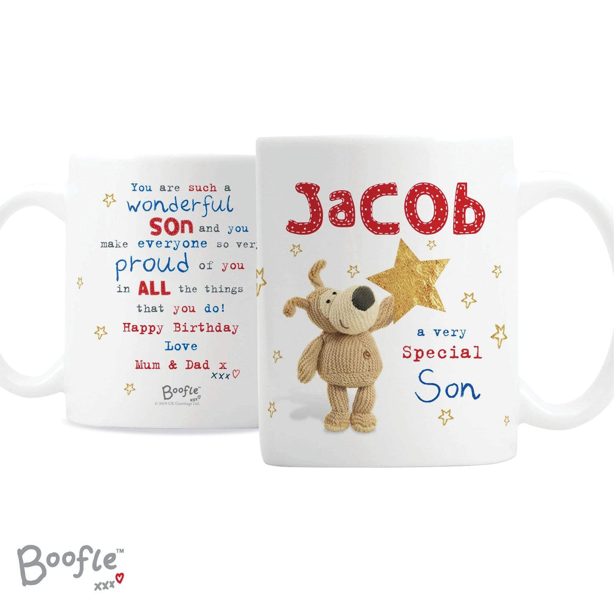 Personalised Memento Mugs Personalised Boofle Very Special Star Mug